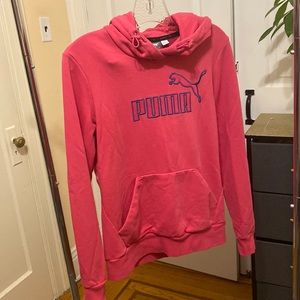 Puma pink hoodie. Size S
